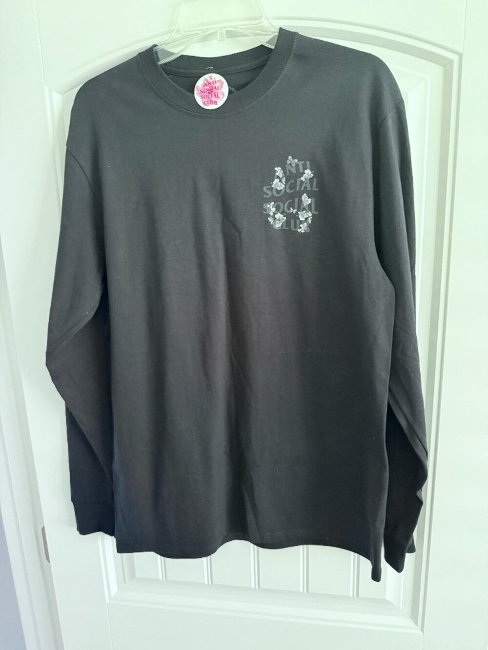 Brand New Anti Social Social Club Dramatic Kkoch Long Sleeve T-Shirt-Size Medium